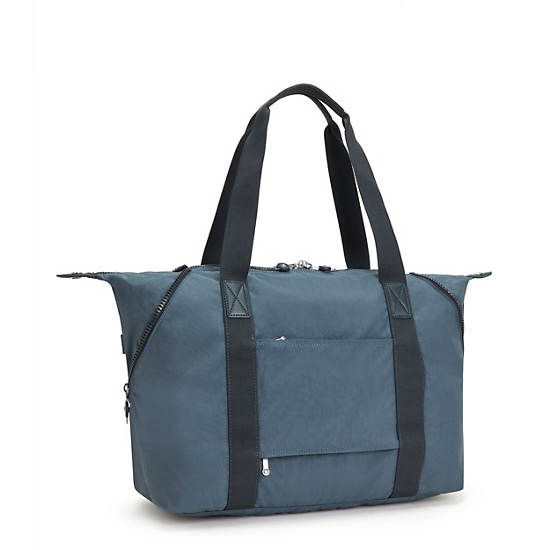 Sacs Fourre Tout Kipling Art Medium Iconic Bleu Marine Grise | FR 1448YX